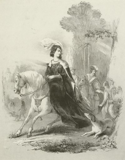 Fair Rosamond by Joseph Nash
